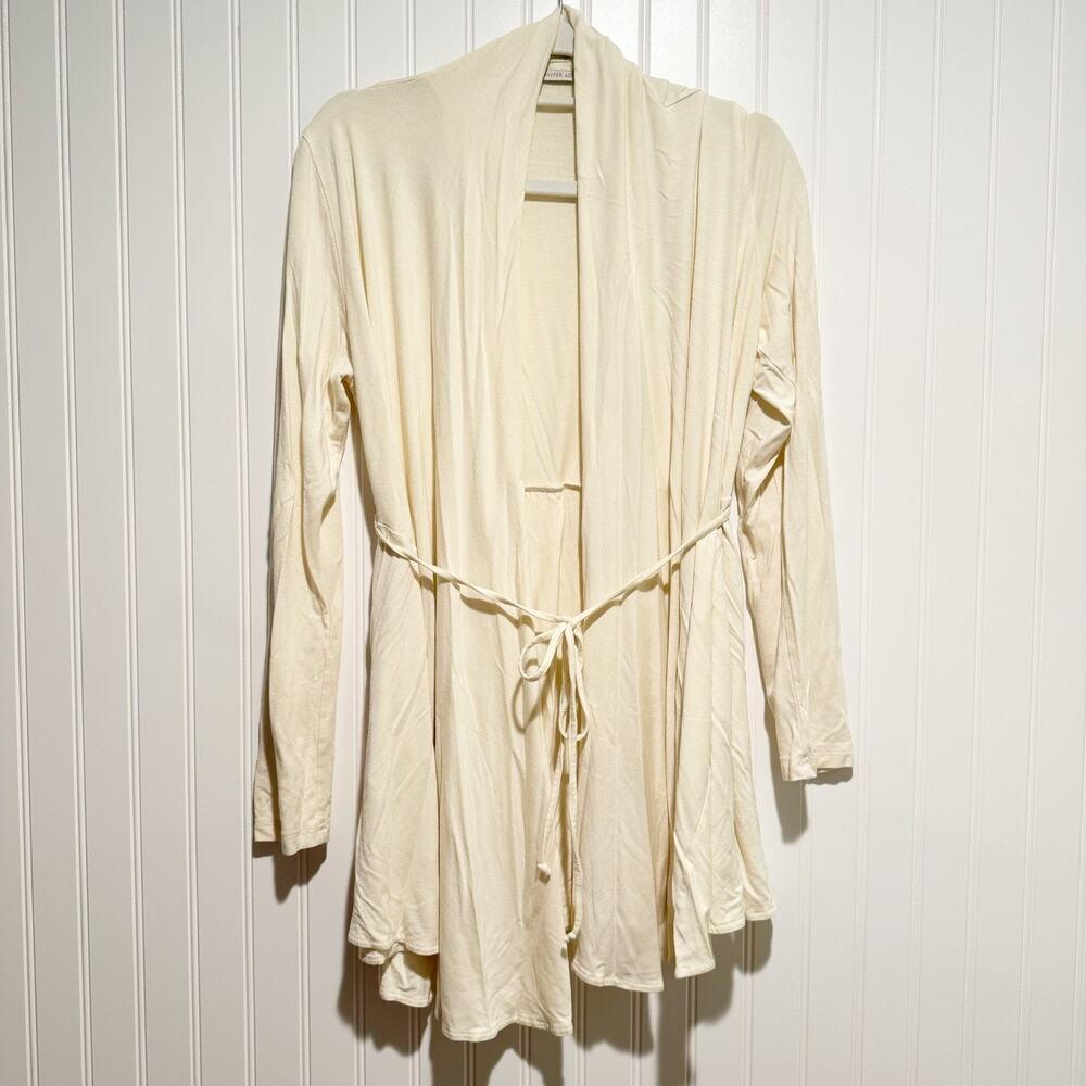 Jennifer Adams Cream Modal Short Robe Size Small